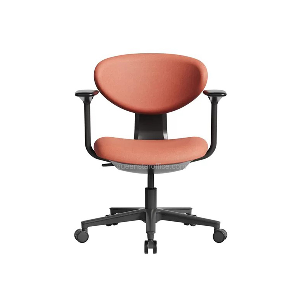 QS-MTC04 fabric visitor chair/ meeting chair with armrests